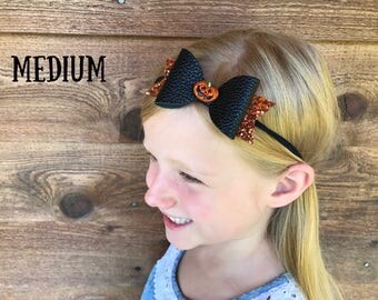 Halloween Hair Bow, Halloween Headband, Halloween Clip
