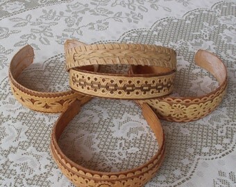 Birch bark headband.