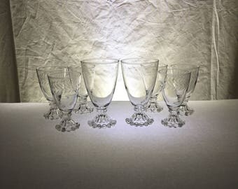 WEDDING | Head Table Toasting Set | "Boopie" Stemware | Eight Pieces