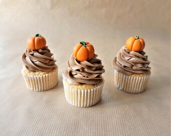 12 fondant pumpkin cupcake toppers fondant halloween topper fondant thanksgiving topper harvest decor - Harvest Decor 12 fondant pumpkin cupcake toppers fondant halloween topper fondant thanksgiving topper harvest decor - Harvest Decor