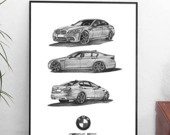 Bmw Wall Art | Etsy