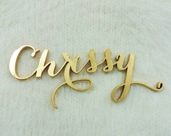 Gold Custom name sign. Personalized baby name. Baby wall decor. INSERT YOUR NAME