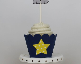 Elephant cupcake topper- 12