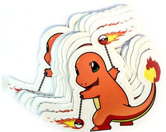 Charmander Fire Poi Vinyl Sticker (SOLD OUT. Restocking soon!)