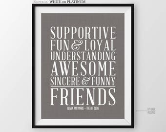 Gift for Best Friend Gift for Best Friends Wedding Gift BFF Gift Friends Wedding Gift for Gift for Maid of Honor Gift for Bridesmaid