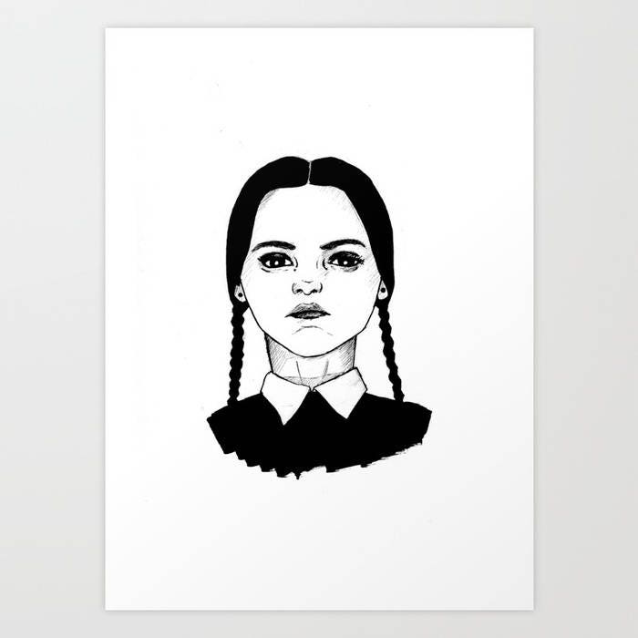 WEDNESDAY ADDAMS from Addams Family Instant High Quality