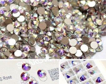 ss20 4.5mm Swarovski crystal AB xirius flat back non hotfix crystals rhinestone stones gems strass for nail art and design