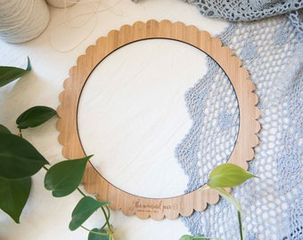 Large Round Bamboo Weaving Loom - 29cm (11.4inch) diameter