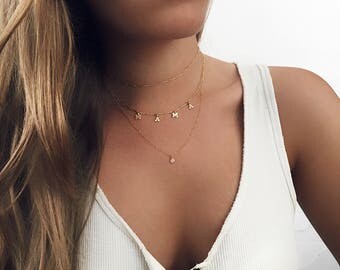 Mama Necklace, Gold Filled, Initial Necklace, Delicate Necklace, 14 KT Gold Fill, Mom Necklace, Gift for Mom, Name Necklace, Momy Necklace