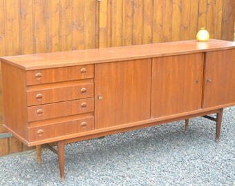 Scandinavian teak row