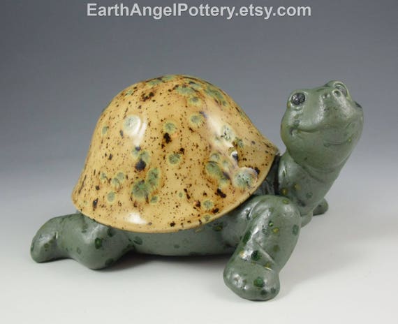 Ceramic Turtle Yard Art Garden Decoration Glazed Large