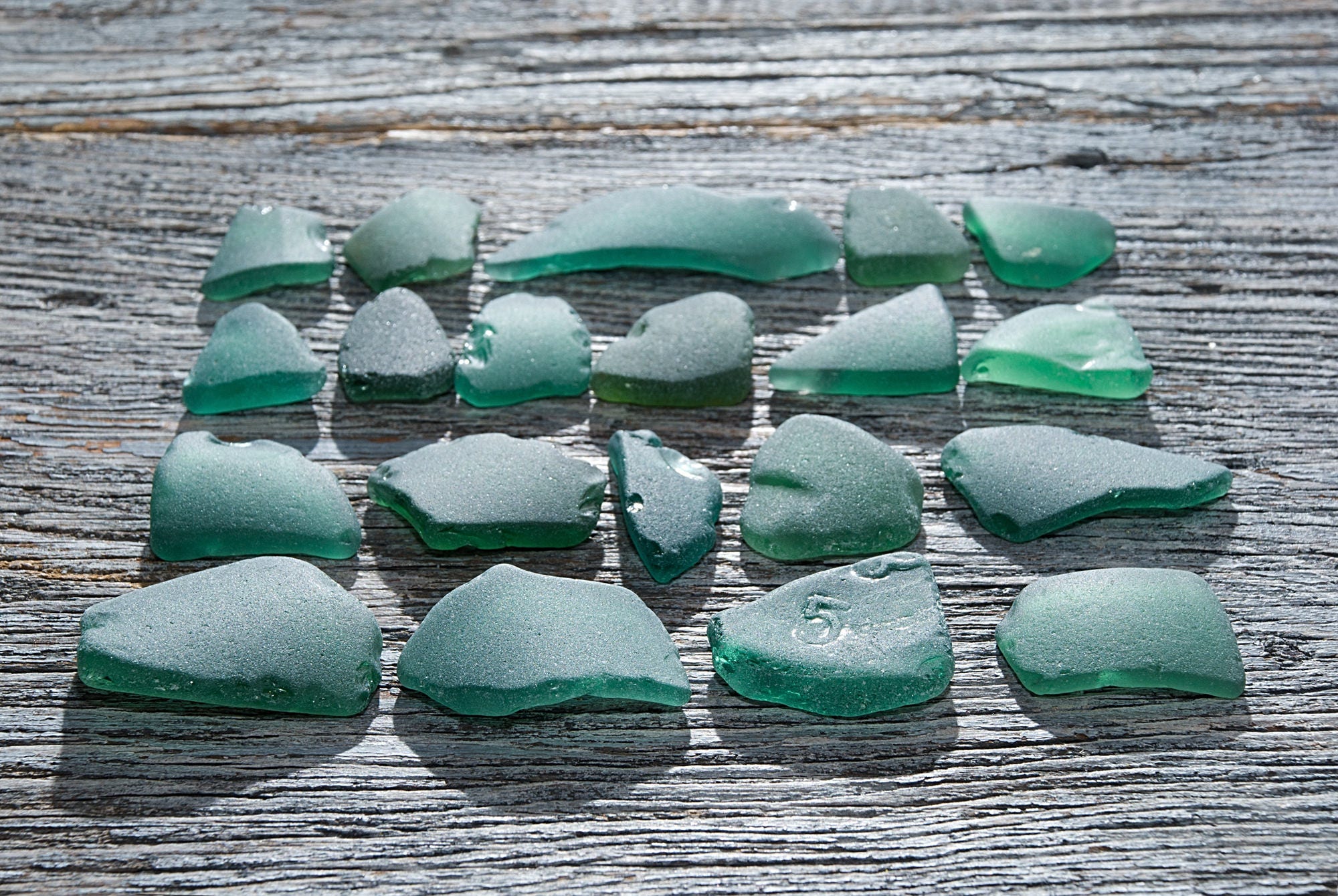 Teal sea glass Turquoise sea glass Authentic Genuine Surf