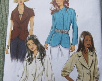 JACKETS Misses Easy Butterick 5469 Sizes 14-20 VESTE Fabric Sewing Pattern NEW Factory Folded Facile Semi-Fitted Jackets with variations