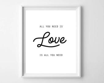 Love is all you need | Etsy