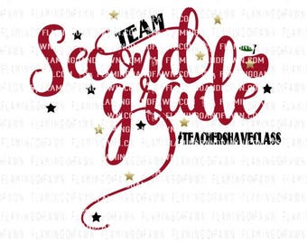 2nd grade teacher svg, second grade teacher svg, 2nd grade svg, second grade svg, back to school teacher svg, teacher svg files,
