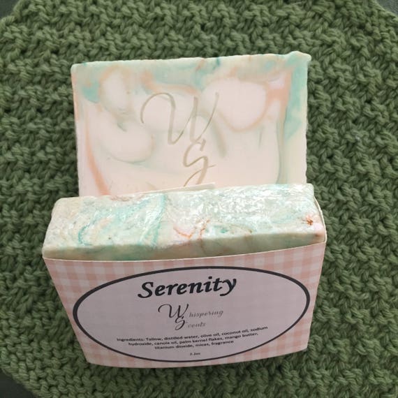 Serenity Oud Wood Scented Soap Handcrafted and Cold Process