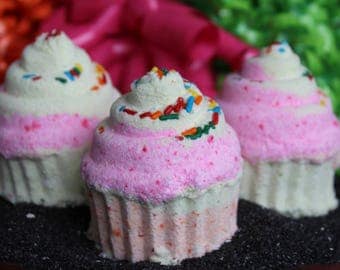 Fruit Loops Cupcake Bath Bomb