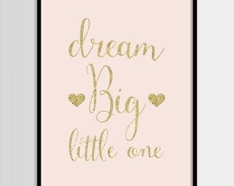 Dream big print | Etsy