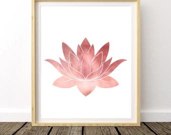 Lotus Flower Wall Art lotus flower art | etsy Lotus Flower Wall Art lotus flower art | etsy