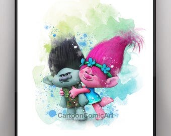 Trolls poster | Etsy