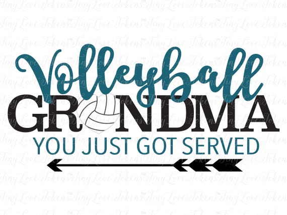 Download Volleyball Grandma Design .svg/.dxf/.eps/.pdf/.jpg
