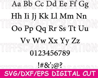 Digital Font,Svg Fonts for Cricut,Font Svg,Cut File Font,Font Download,Alphabet Svg,Monogram Font Svg,Script Font File,Silhouette Fonts