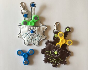 Fidget Spinner Case, Finger Spinner pocket case, KeyChain, Keyfob fidget Spinner, Fidget Spinner Holder Case, Finger Spinner holder custom