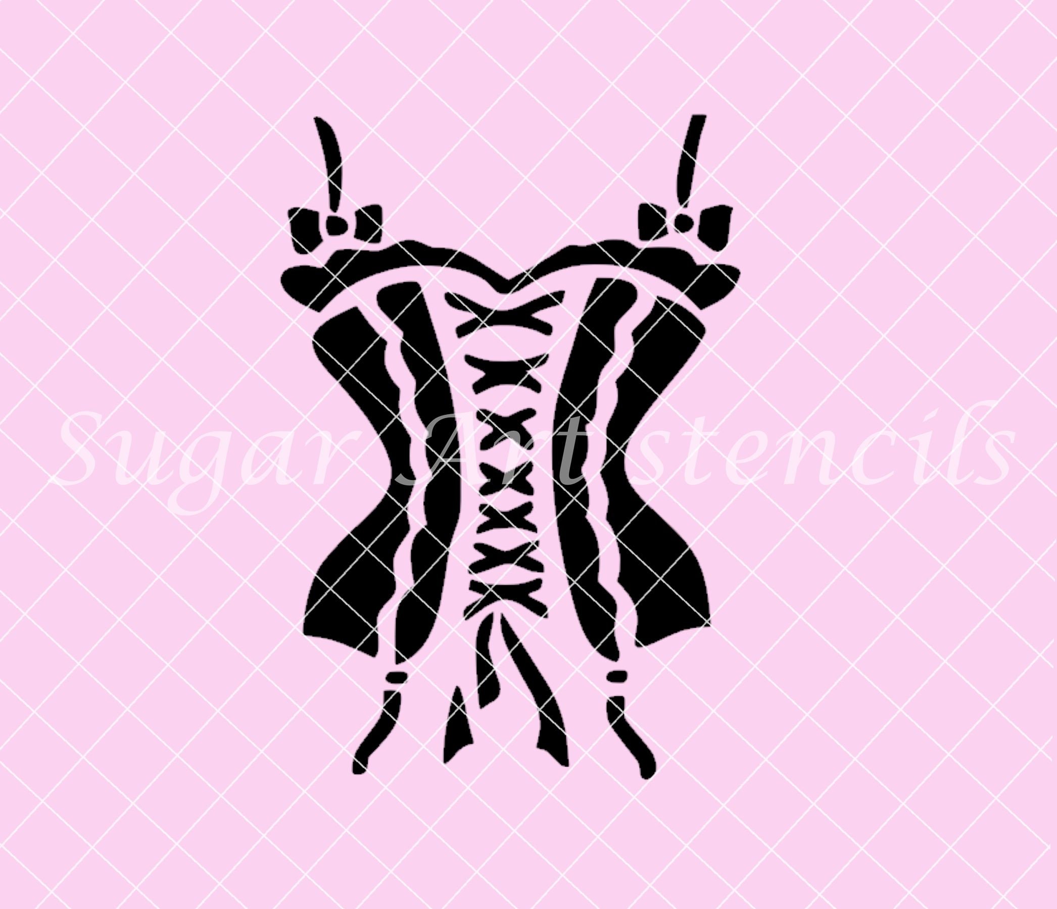 Corset Stencil Templates Stencil Pattern Letter Stencils Stencil Art Hot Sex Picture