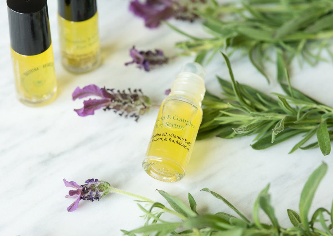 Organic Eye Serum With Vitamin E, Lavender, Frankincense, and Lemon