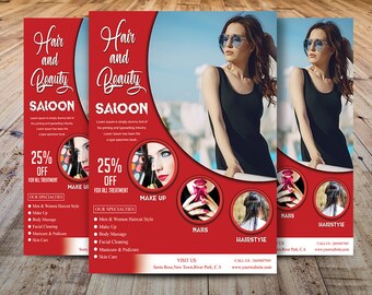 salon flyer etsy therapy flyer template