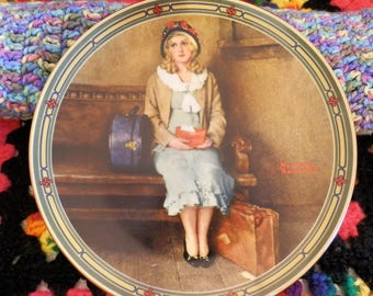 Norman Rockwell plate--1985--"A Young Girl's Dream"
