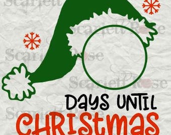 Download Christmas countdown svg | Etsy