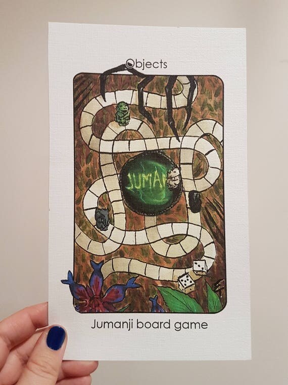 Villain Clans Jumanji Board Game A6 A5 A4 Print On Villain Clans Jumanji Board Game A6 A5 A4 Print On
