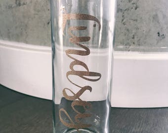 Glitter Name Decal - Name Decal - Camo Name Decal - Monogram Sticker - Camouflage name - Laptop Sticker - Custom name decal - name sticker