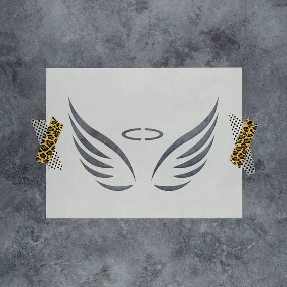 Angel Wings Stencil Reusable DIY Craft Stencils of Angel