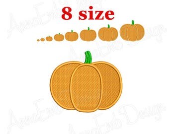 Pumpkin embroidery design. Pumpkin mini Embroidery design. Halloween design. Pumpkin Fill Design. Machine embroidery design.