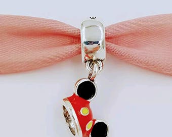 New Arrival/Pandora Disney Mickey Ear Hat Parks Exclusive Dangle Charm