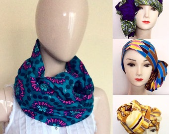 Head Wrap, Ankara Head Wrap, African Print Head Wrap, Kente Head Wrap, Ankara Scarf, Ankara Headwrap, Scarf. Free Shipping!