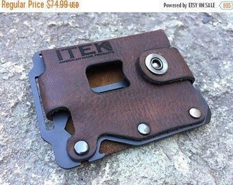 Summer Sale Minimalist wallet-Men's wallet-Kodiak(Bearskin-Black Metal)