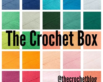 The Crochet Box! Monthly subscription of crochet goodies | patterns | yarn | Hooks | suprise gifts
