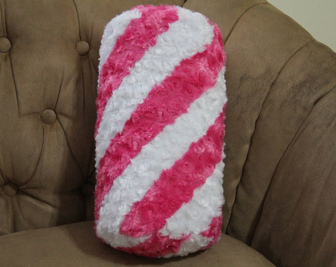 Decorative Throw Pillow - Minky Neck Roll Pillow - Minky Pillow - Decorative Pillow - Throw Pillow Cover - Decorative Couch Pillow - Gift