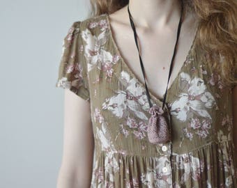 Luna's Little Lacy Pouch Necklace