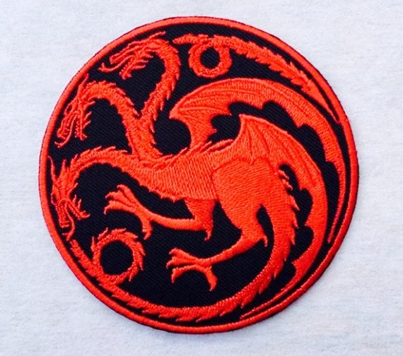 3 inch Round Patch Targaryen Dragon Game of Thrones