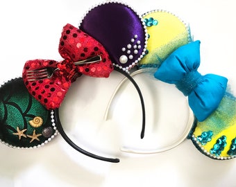 Ariel & Flounder Mickey Mouse ear collab *For a discounted price*