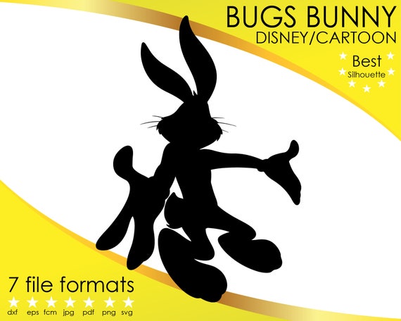 Download 06 Silhouette Bugs Bunny Looney Tunes Disney Cartoon