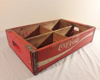 1973 Coca Cola Wooden Soda Crate
