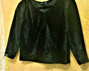 Handmade Black Velvet Jacket
