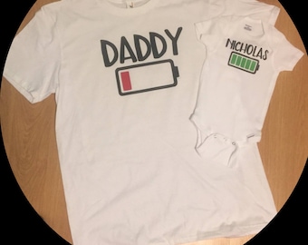 daddy and me outfits, daddy and son, daddy daughter, fathers day gift, fathers day, dad and baby matching shirts, dad gifts, dad matching