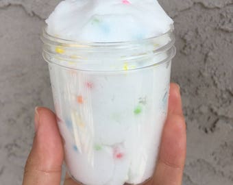 Birthday Cloud! CLOUD SLIME- soft slime- cheap- floam beads- foam!!- fun!