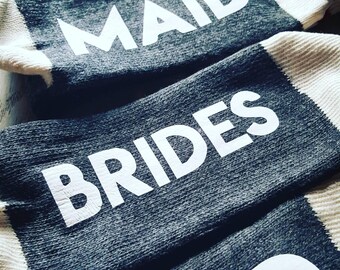 Custom Bridal Party Socks